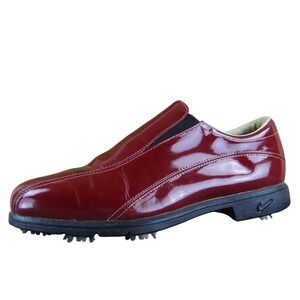 Nike Women's Verdana Golf Cleat Slip-On Red Patent Leather 6.5 Medium  Used 2025